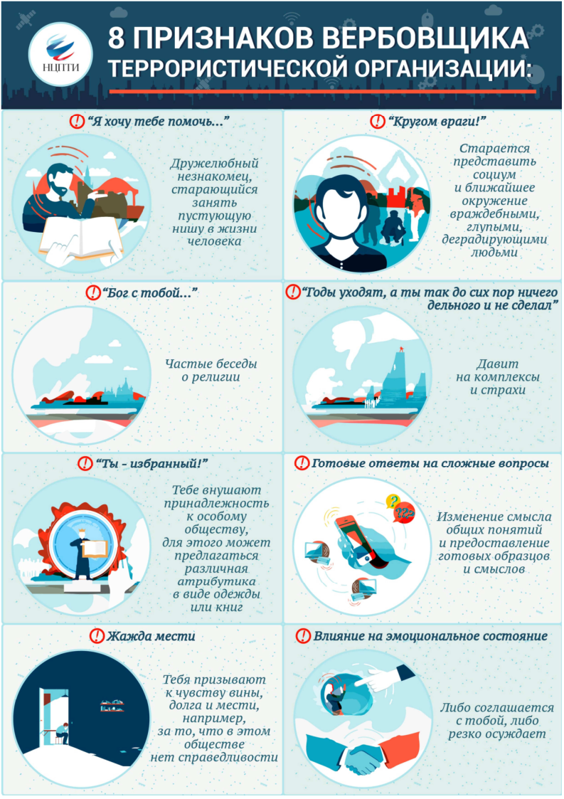 8 признаков вербовки 8 признаков вербовки
